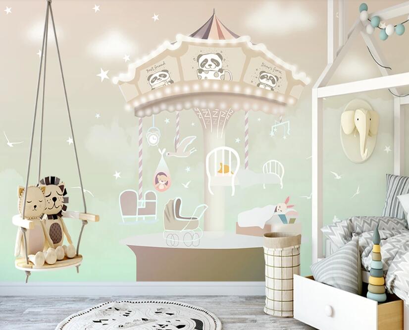 3D Dream Castle 1146 Wall Murals