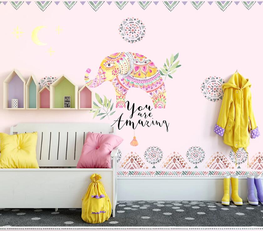 3D Magical Elephant 1143 Wall Murals