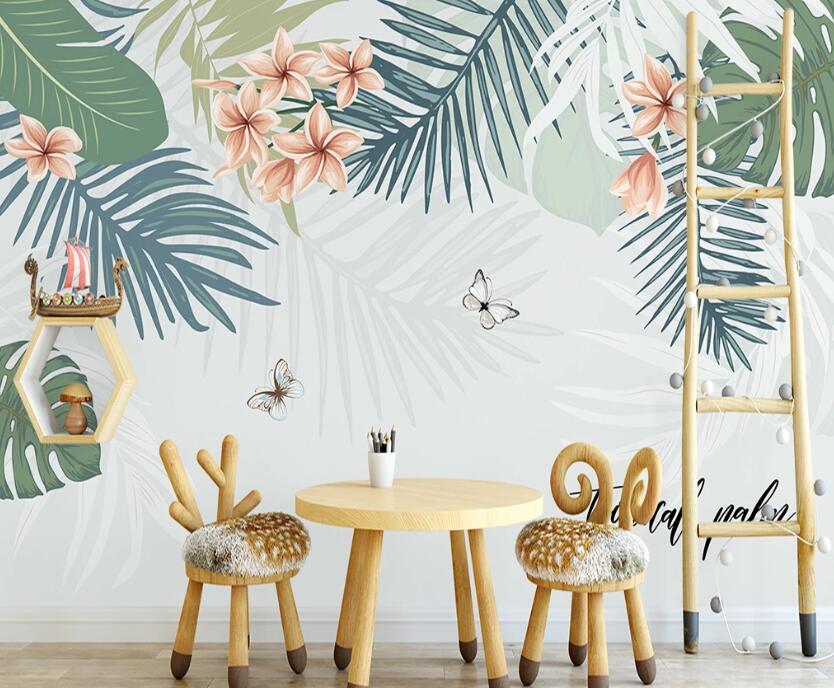 3D Leaves Light And Shadow 1131 Wall Murals