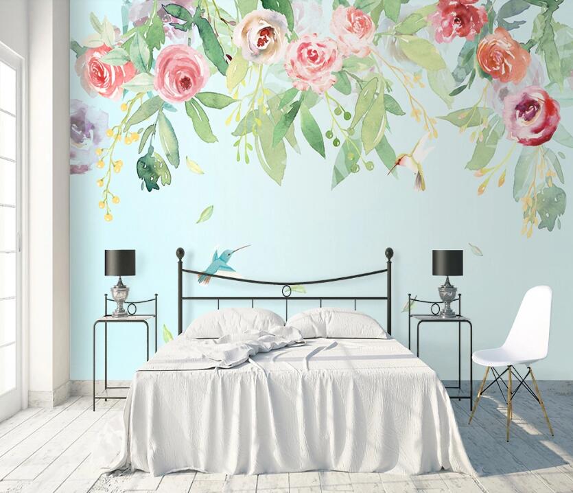 3D Rich Flowers 1114 Wall Murals
