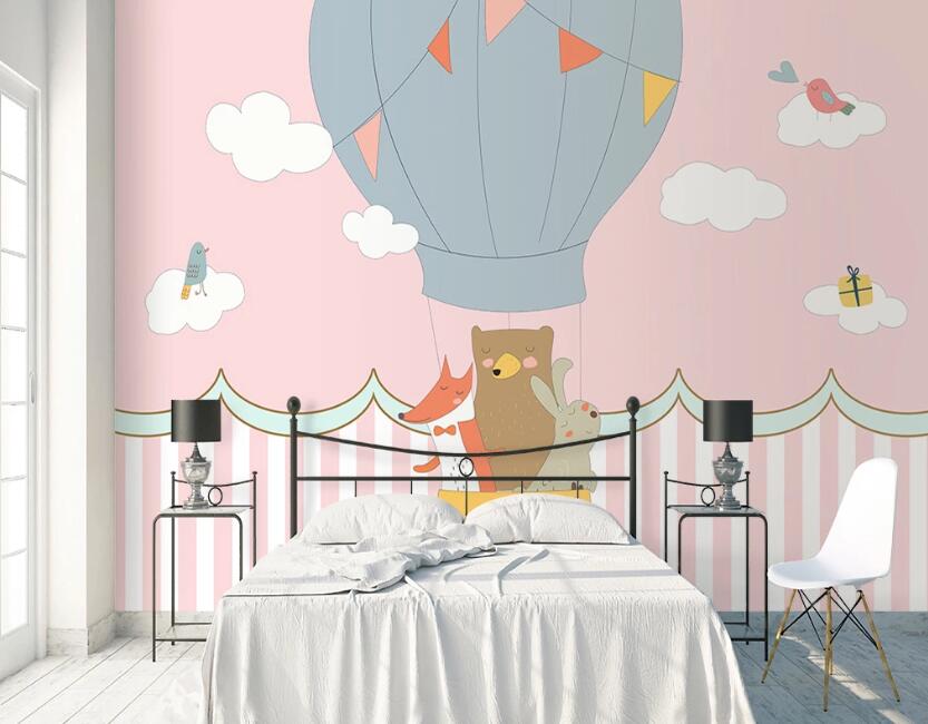 3D Dear Flamingos 1097 Wall Murals