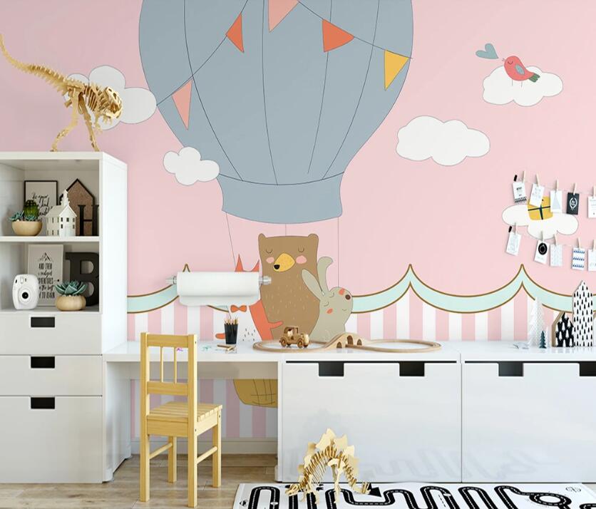 3D Dear Flamingos 1097 Wall Murals
