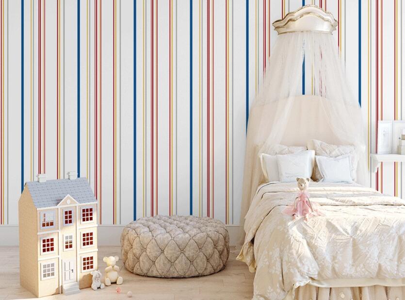 3D Neat Color Stripes 901 Wall Murals