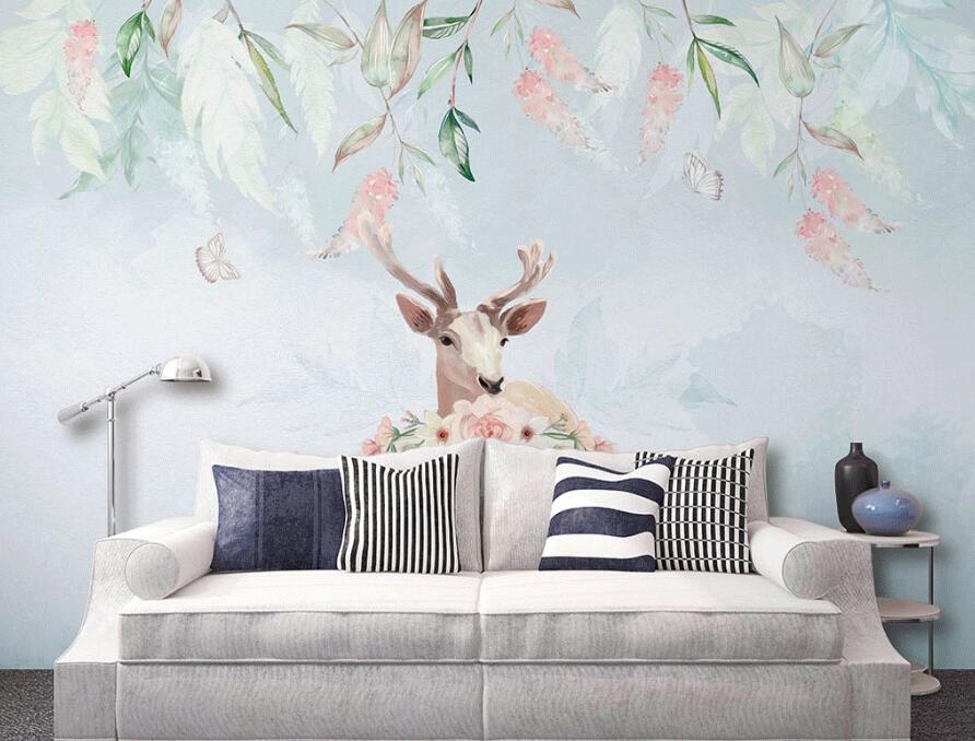 3D Ignorant Deer 886 Wall Murals