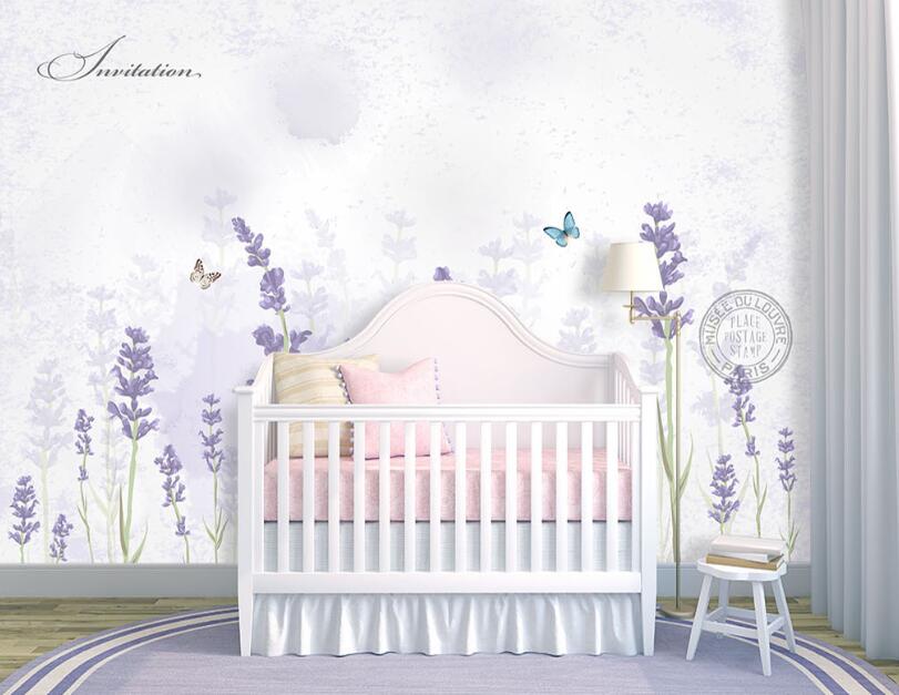 3D Dream Lavender 856 Wall Murals
