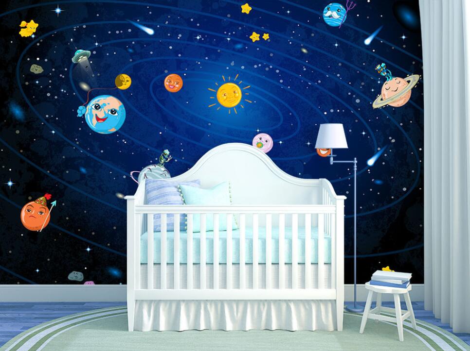 3D Starry Imagination 057 Wall Murals