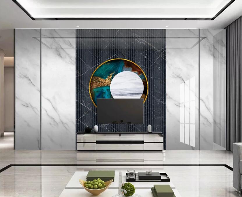 3D Landscape Round 343 Wall Murals
