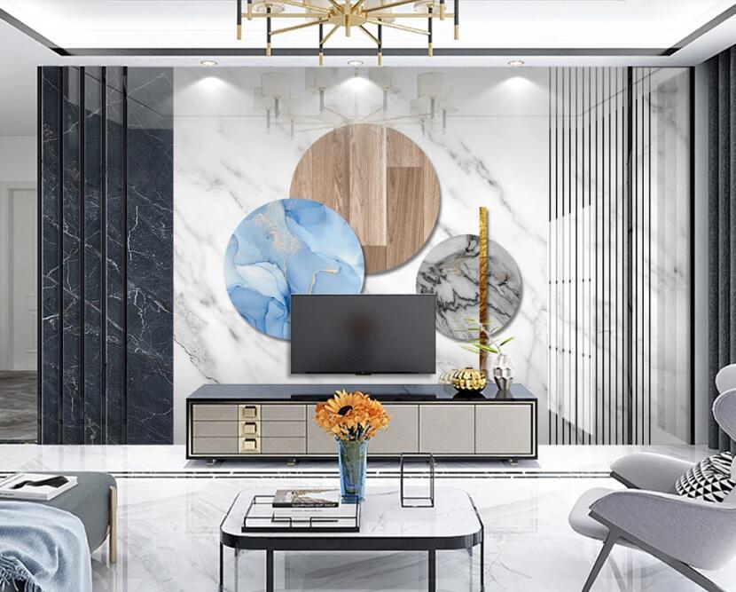 3D Circular Pattern 336 Wall Murals