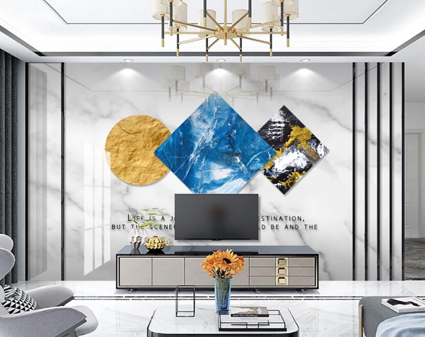 3D Three Patterns 314 Wall Murals