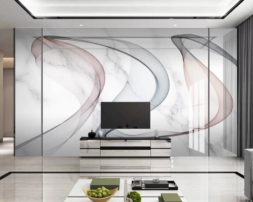 3D Elegant Ribbon 273 Wall Murals