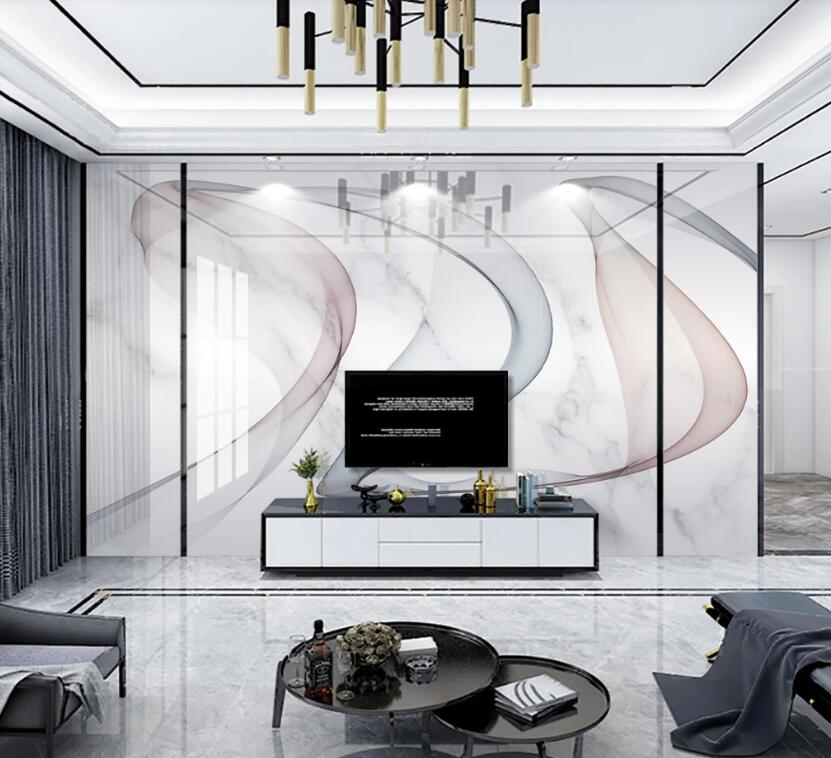 3D Elegant Ribbon 273 Wall Murals