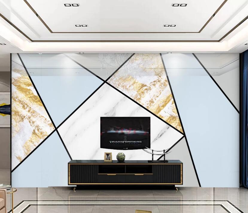 3D Four Color Puzzle 247 Wall Murals