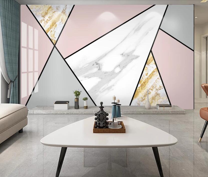 3D Four Color Puzzle 246 Wall Murals