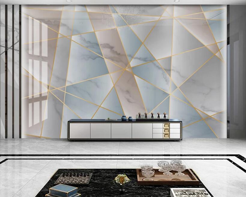 3D Three Colors Interlaced 192 Wall Murals