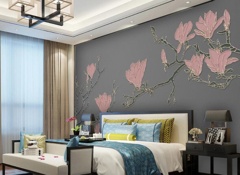 3D Artistic Conception Flowers 191 Wall Murals