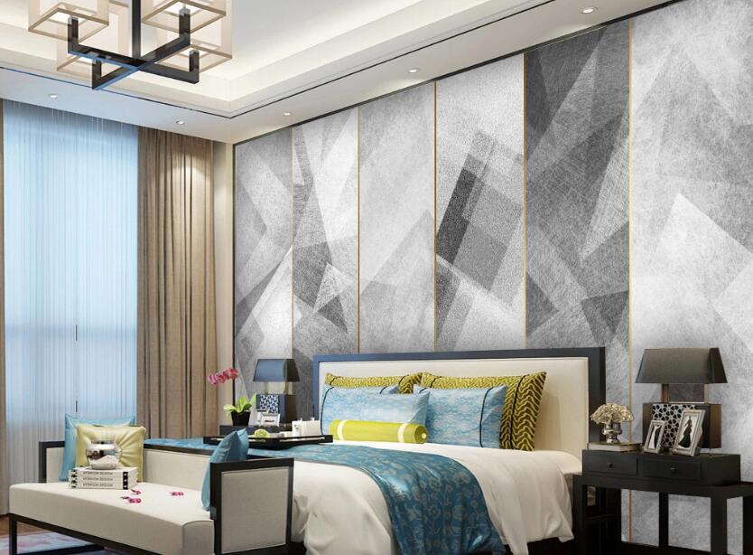 3D Three-color Pattern 164 Wall Murals