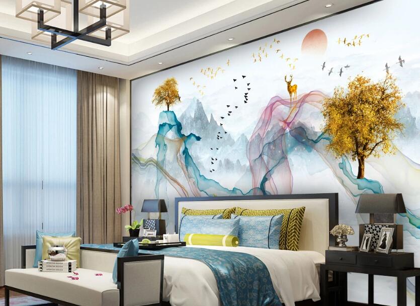 3D Dream Ribbon 155 Wall Murals