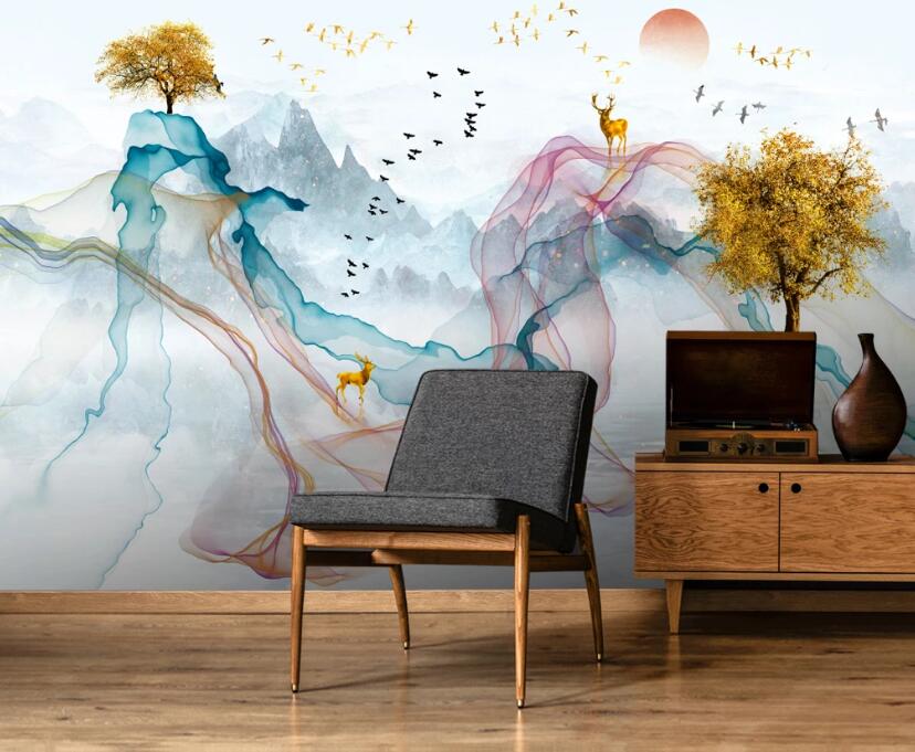 3D Dream Ribbon 155 Wall Murals