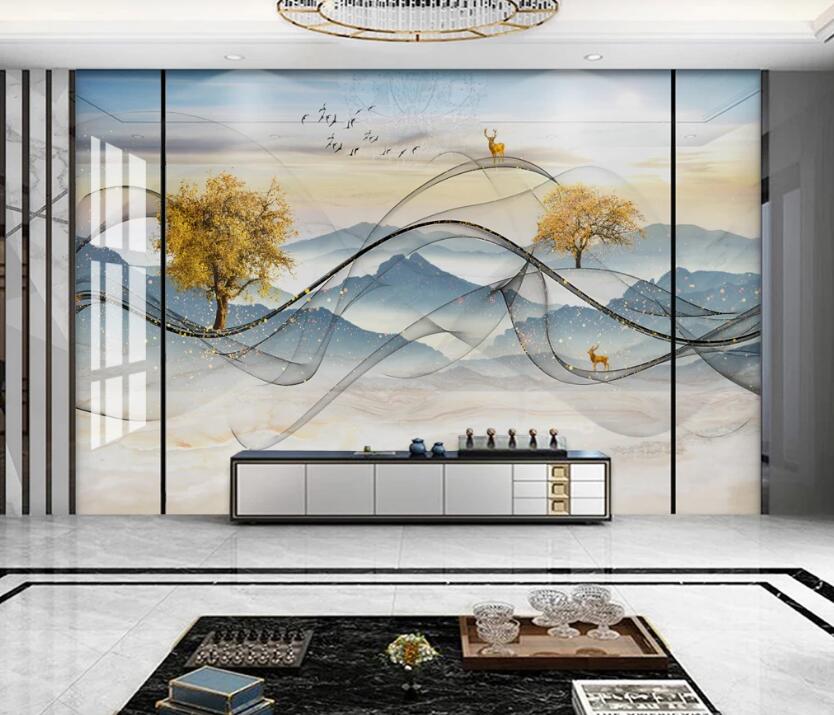 3D Picture Scroll 144 Wall Murals