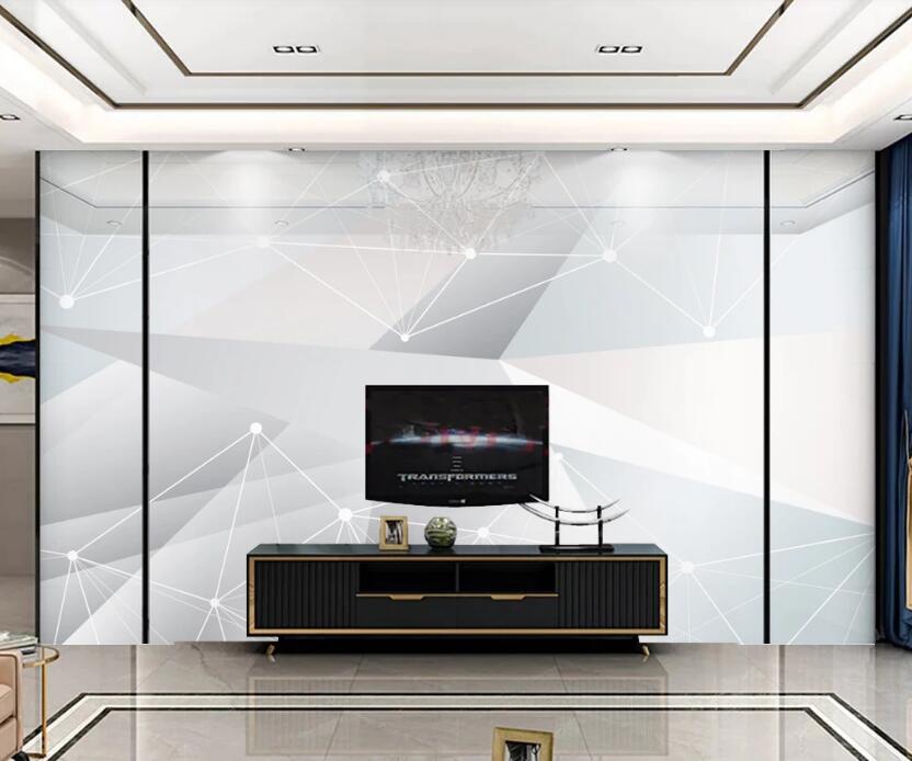 3D Light Star Point 125 Wall Murals