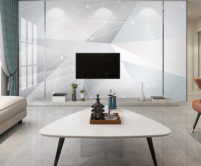 3D Light Star Point 125 Wall Murals