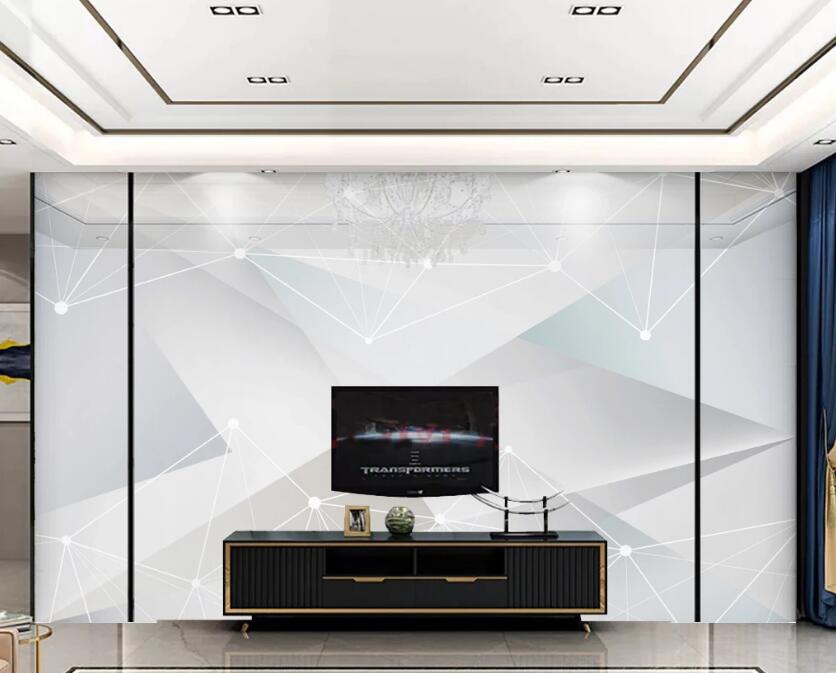 3D Light Star Point 124 Wall Murals