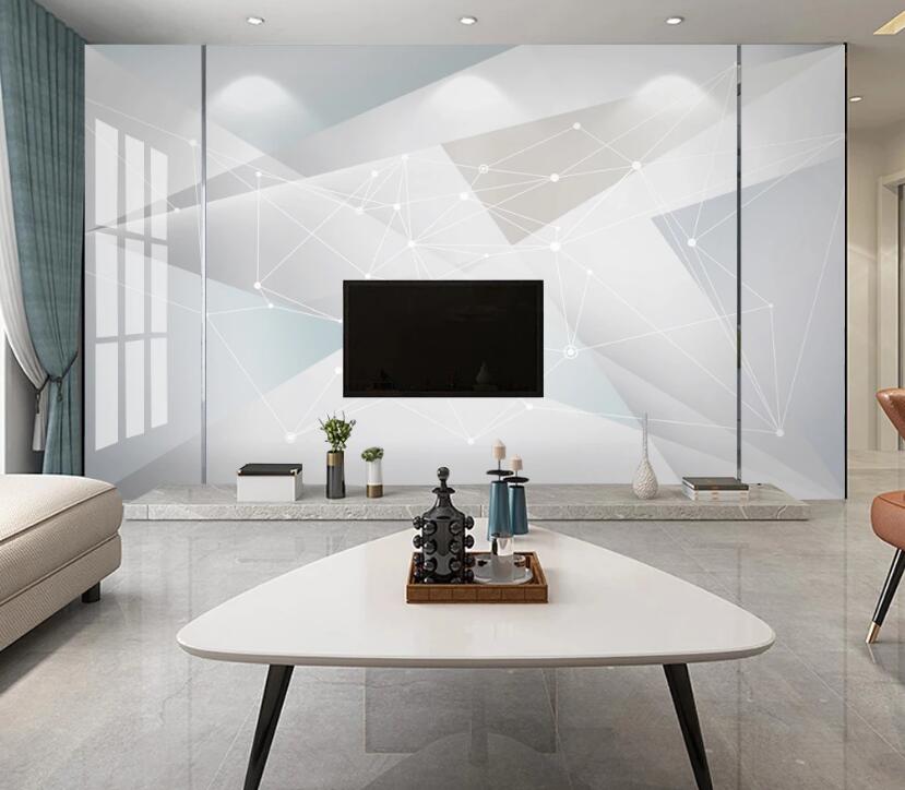 3D Star Point Connection 119 Wall Murals