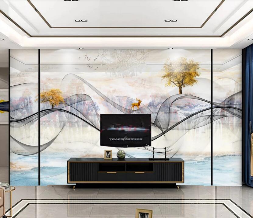 3D landscape Painting 115 Wall Murals