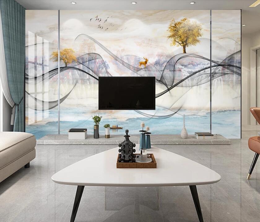 3D landscape Painting 115 Wall Murals