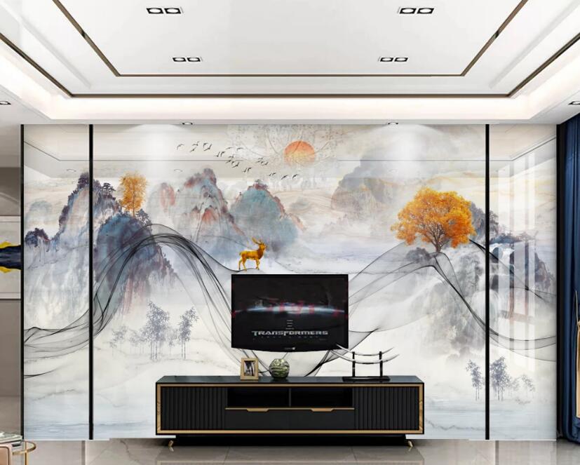 3D landscape Painting 106 Wall Murals