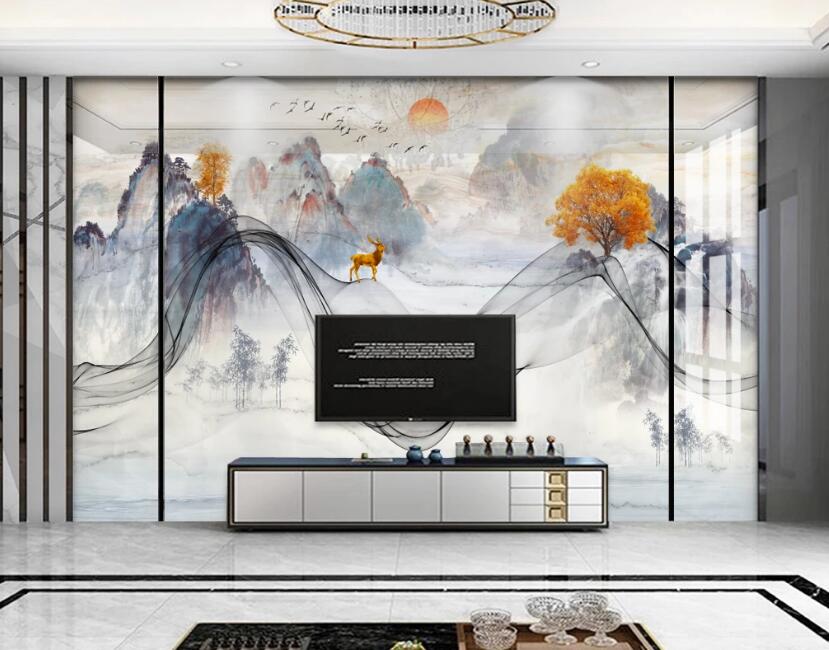 3D landscape Painting 106 Wall Murals