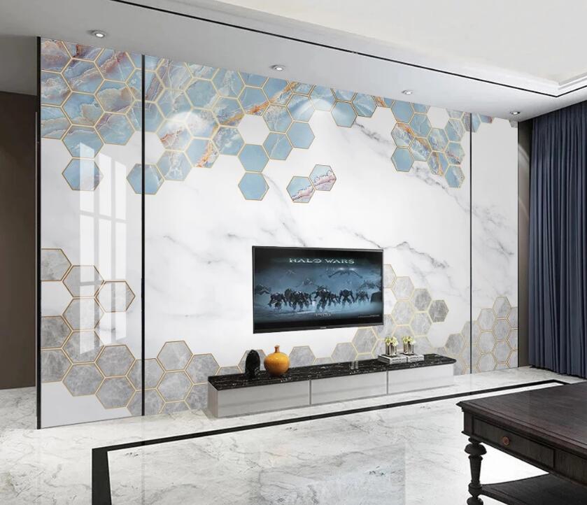 3D Polygon Arrangement 086 Wall Murals