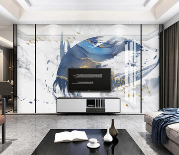 3D Blue Jinghong 081 Wall Murals