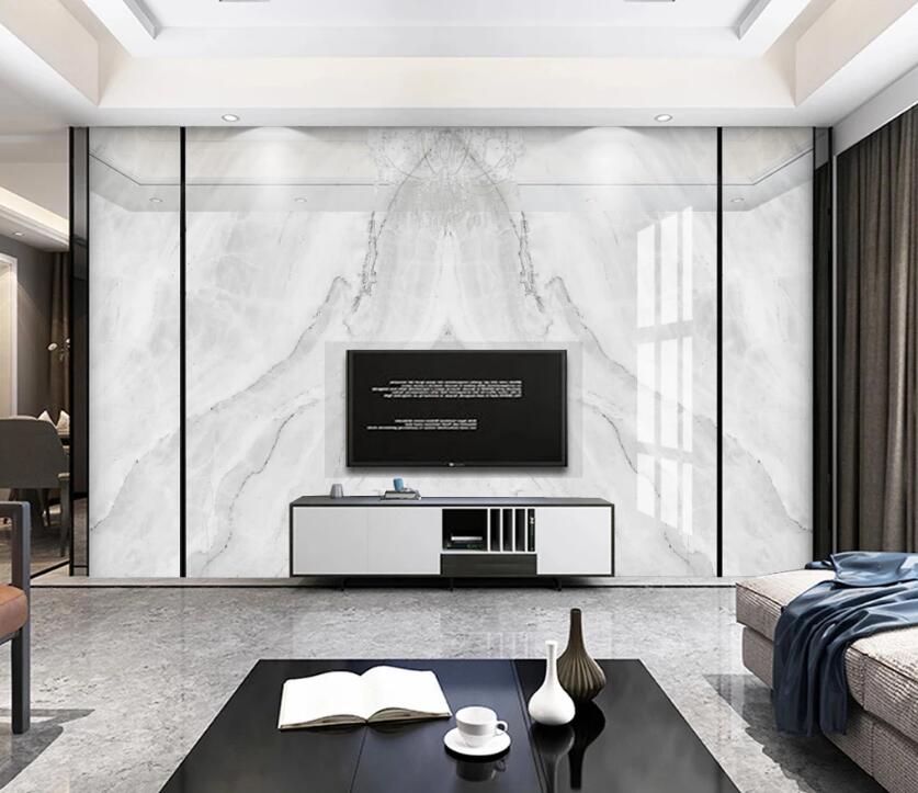 3D Simple White 063 Wall Murals