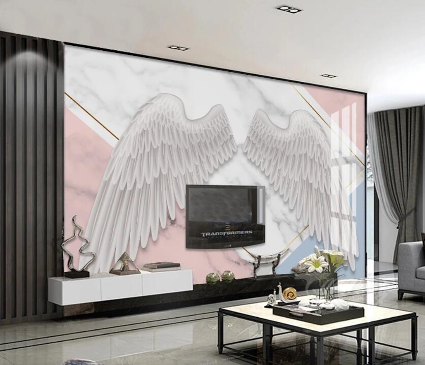 3D Anti-fall Wings 844 Wall Murals