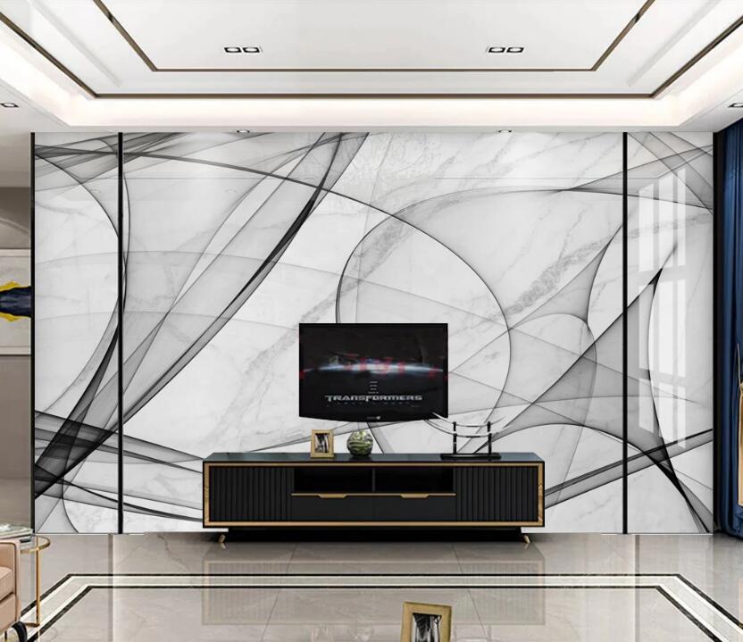 3D Frame Ink Line 797 Wall Murals