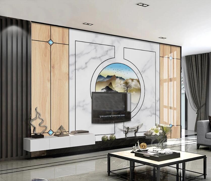 3D Refreshing Mountains 786 Wall Murals