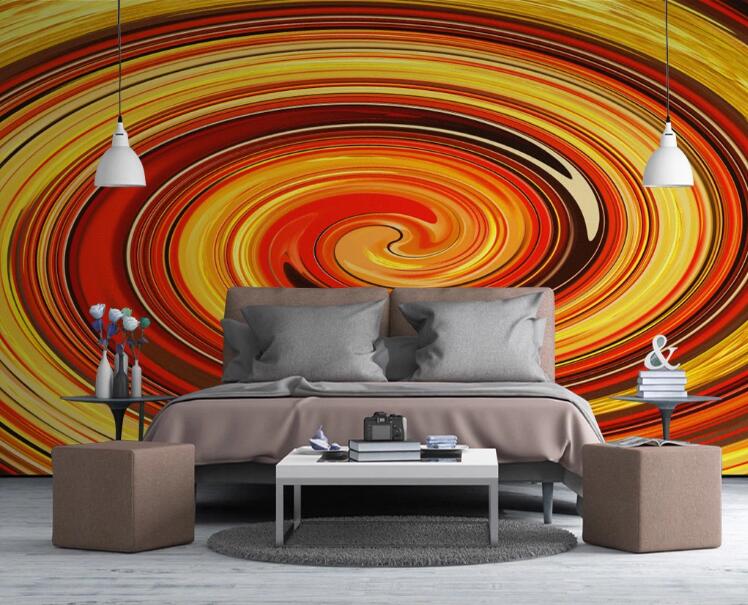 3D Fire Vortex 459 Wall Murals
