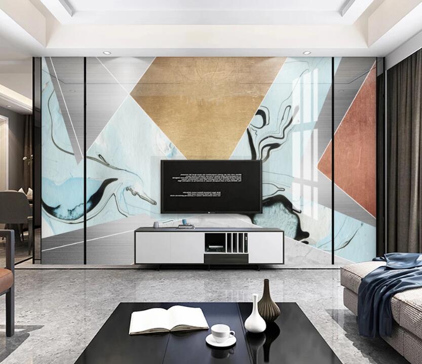 3D Four Irregularities 780 Wall Murals