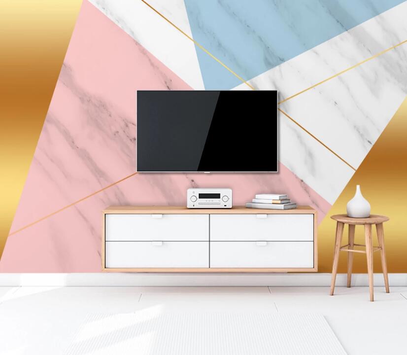 3D Pink Most 765 Wall Murals