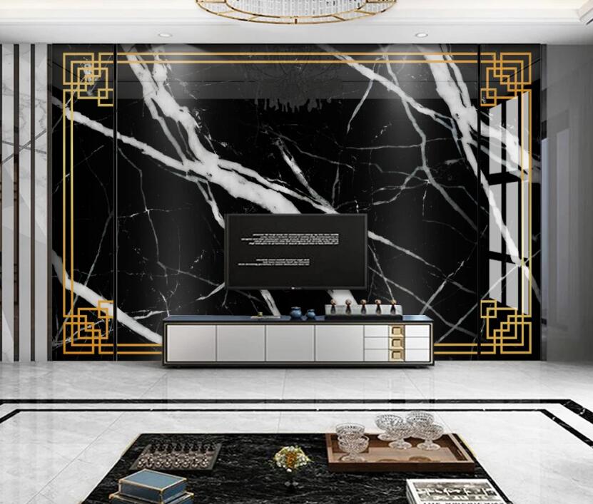 3D Black Texture 762 Wall Murals