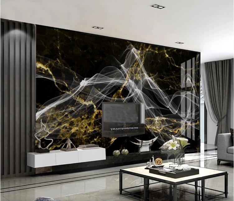 3D Black Misty 450 Wall Murals