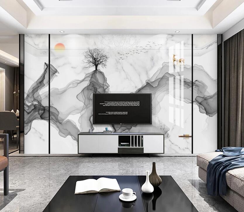 3D Pastel Ink Ribbon 750 Wall Murals