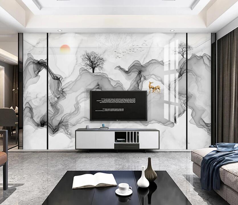 3D Withered Tree 748 Wall Murals