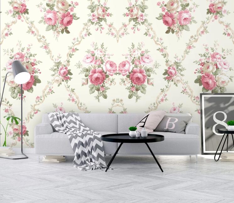 3D Rose Connection 444 Wall Murals
