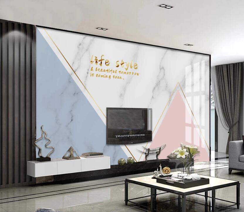 3D Triangle Intersection 741 Wall Murals