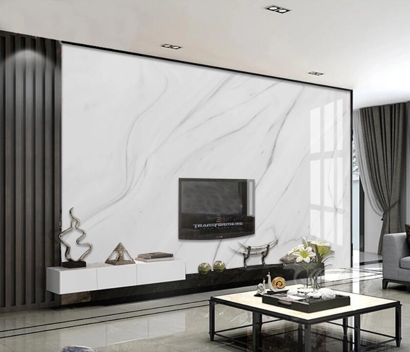 3D Scattered White 720 Wall Murals