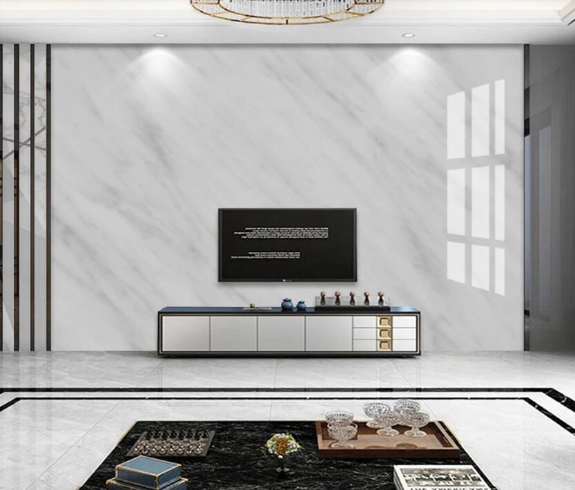 3D White Simple 716 Wall Murals