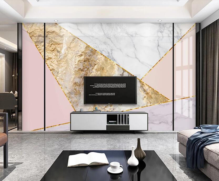 3D Brightly Shaped Triangle 693 Wall Murals