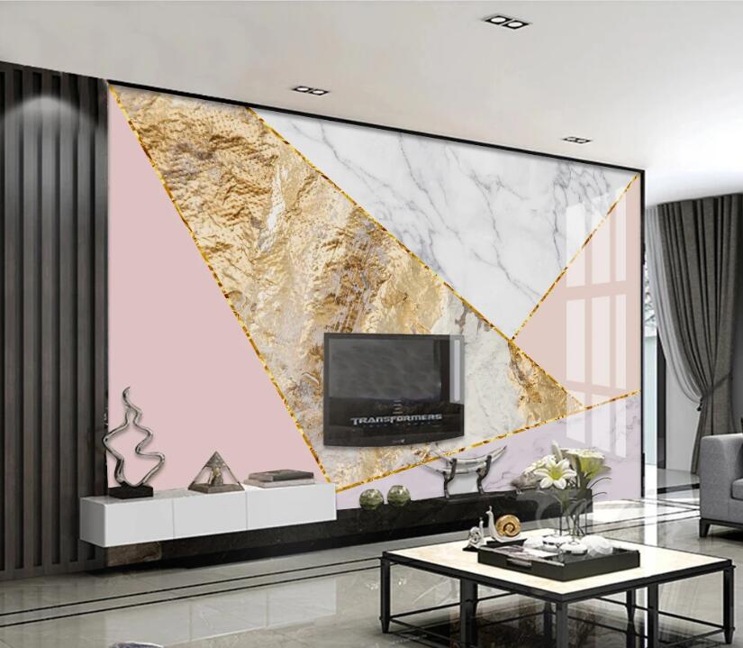 3D Brightly Shaped Triangle 693 Wall Murals